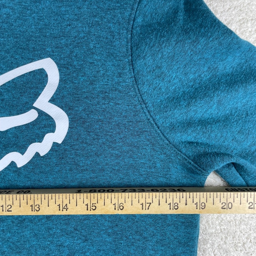 fox racing womens hoodie boundary pullover heather maui blue M motocross gncc - Picture 6 of 8